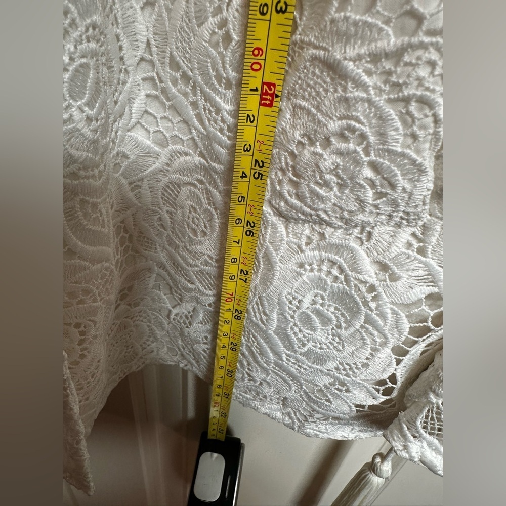 McQ by Alexander McQueen White Lace Blazer-never been used - Picture 11 of 12